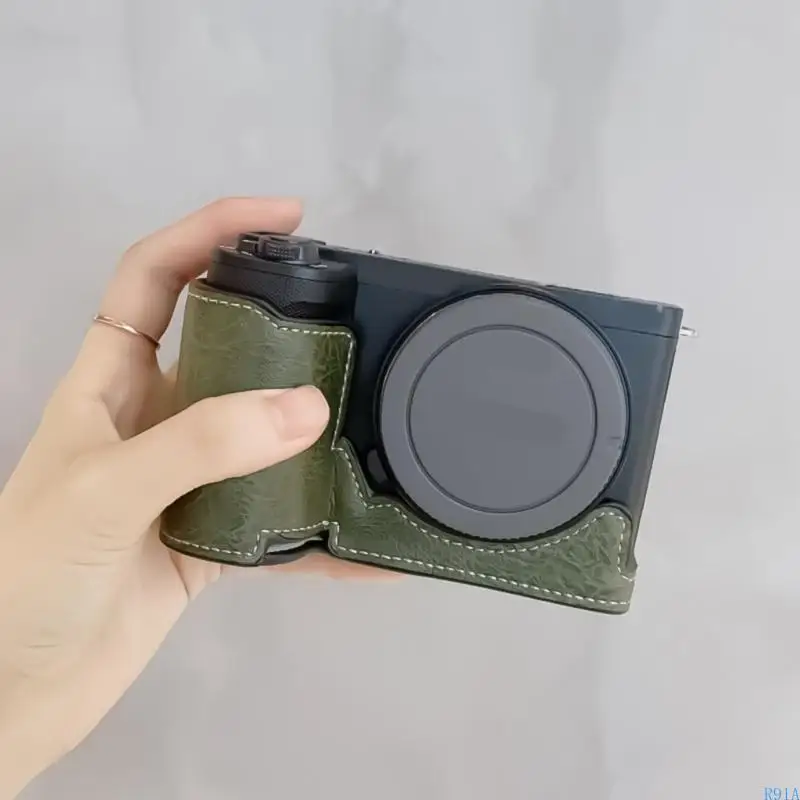 R91a Fashion Pu Leather Cover для ZVE10 II Идеально подходит для блоггеров и любителей фотографии.