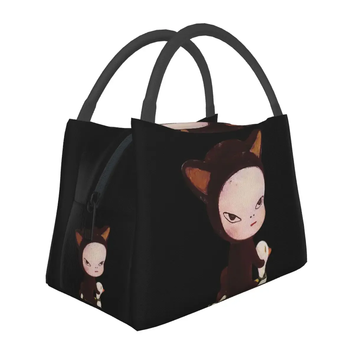 Yoshitomo Nara Lunch Bags Insulated Bento Box Portable Lunch Tote Picnic Bags Cooler Thermal Bag for Woman Children Office