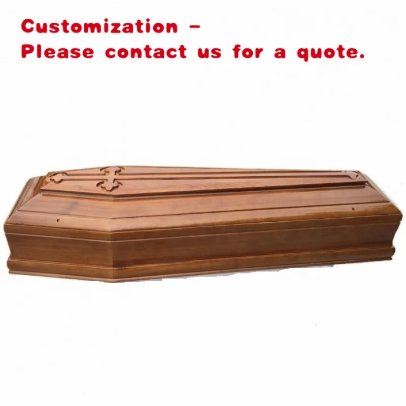 

custom.IT219 Funeral Casket Wood Coffins Solid Wood Cercueil