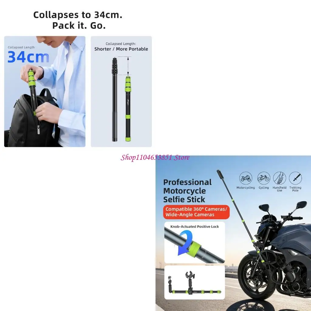 

Motorcycle Extension Rod For Recording Devices And Similar Items Metal Frame For Road excursions
