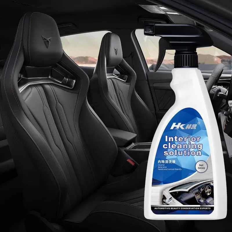 Car Interior Detailer Auto Upholstery Cleaner Spray Waterless Automotive Cleaning Accessories For Furniture Sofa Car Seat