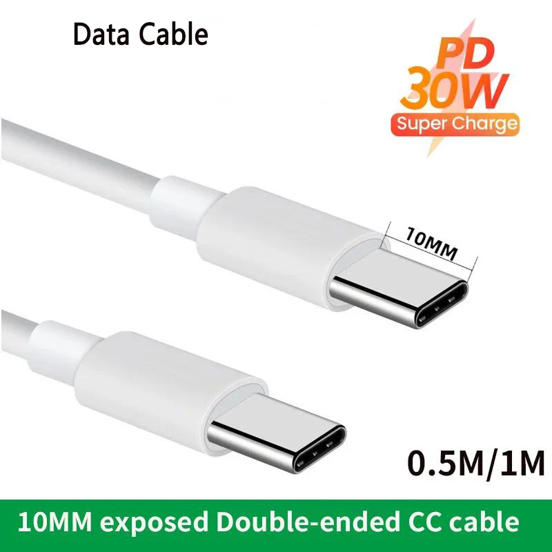 pd30w-Тип-c-для-двойного-типа-c-10-мм-Длинный-наконечник-Кабель-для-быстрой-зарядки-данных-для-iphone-15-16-samsung-huawei-xiaomi-Шнур-usb-c-Провод