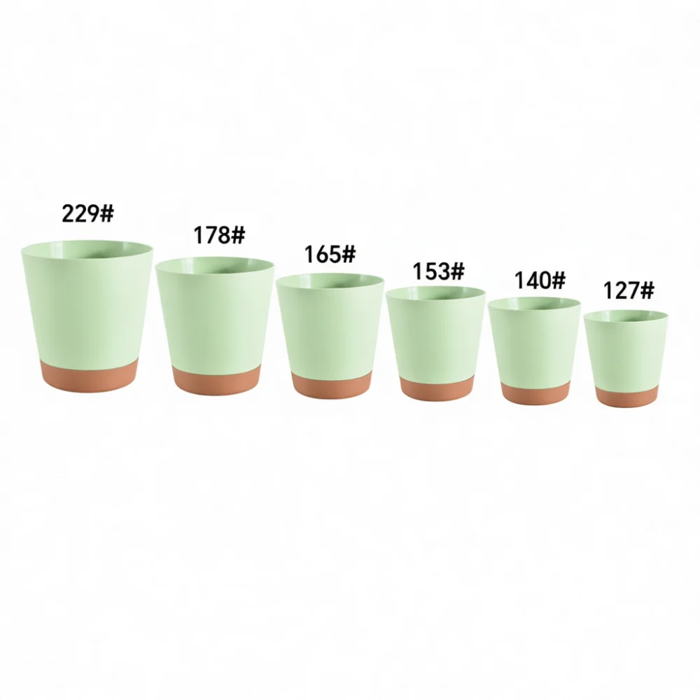 Self Watering Flower Pot Nordic Resin Planter For Indoor Plants Modern Succulent Container Simple Desktop Decoration