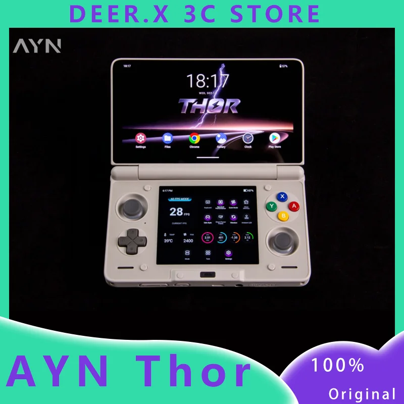 Original AYN Thor 6'' OLED Dual Screen Gaming Handheld Qualcomm Original AYN Thor 6'' OLED Dual Screen Gaming Handheld Qualcomm