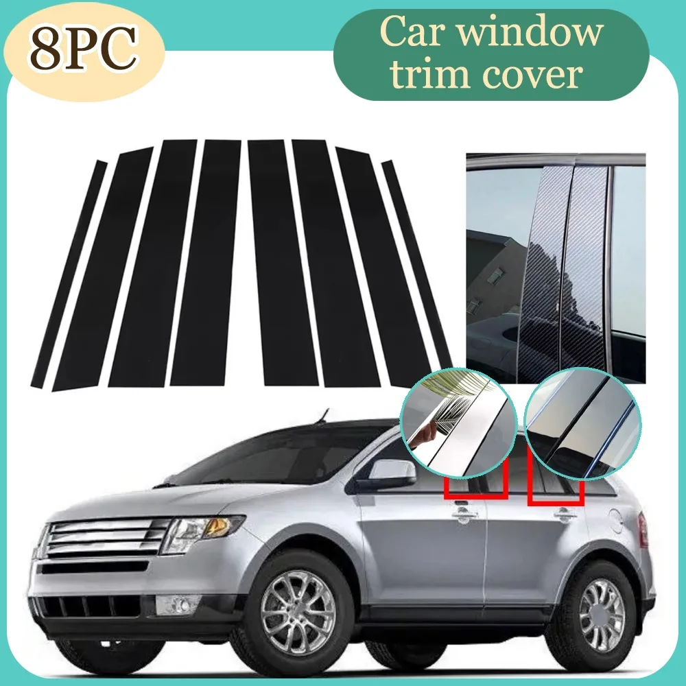 

Глянцевые черные стойки, подходят для Lincoln MKX/Ford Edge 2007 2008 2009 2010 2011 2012 2013 2014, наклейка на оконную крышку BC Column