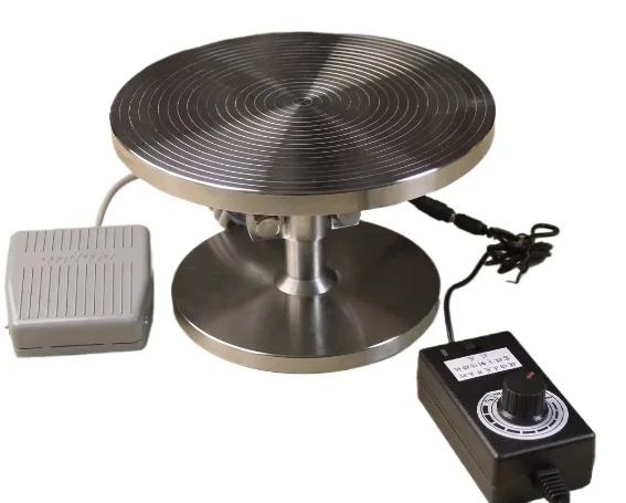 Adjustable Speed Electric Turntable Ceramic Stainless Steel