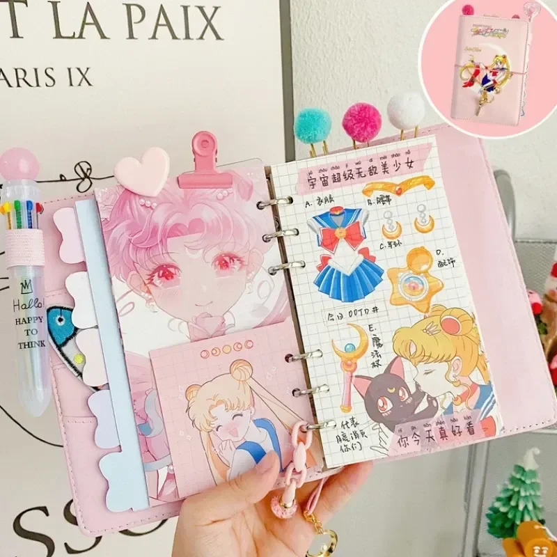 Anime Sailor Moon Usagi A6 Agenda Planner Notebook Suit Diary Weekly Planner Goal Schedules Organizer Notebook Stationery  Gifts