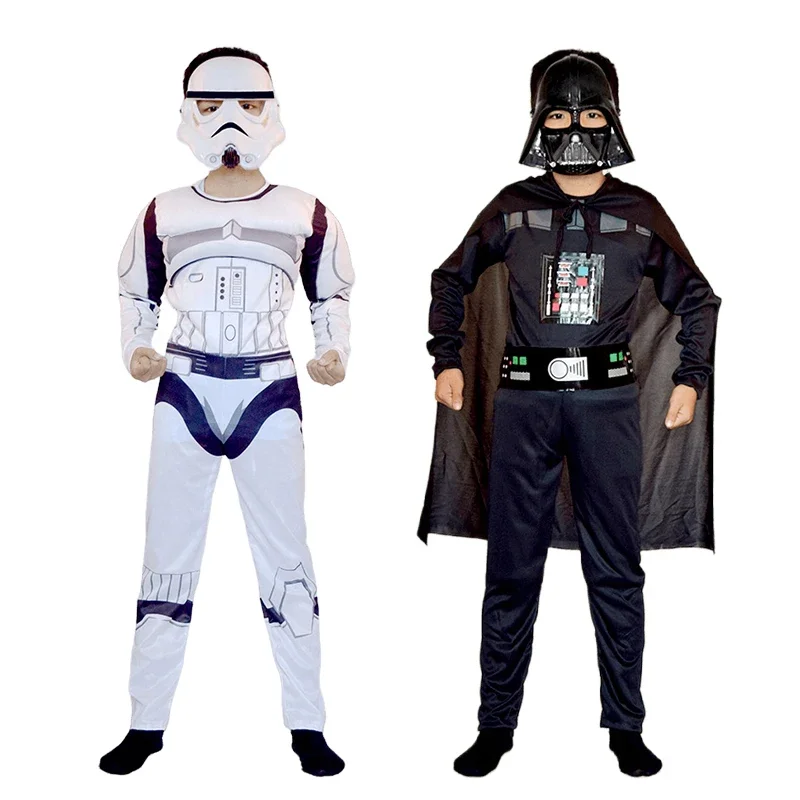 Children's Darth Vader Imperial Stormtrooper Cosplay Costume Children's Clothing Halloween Uniform