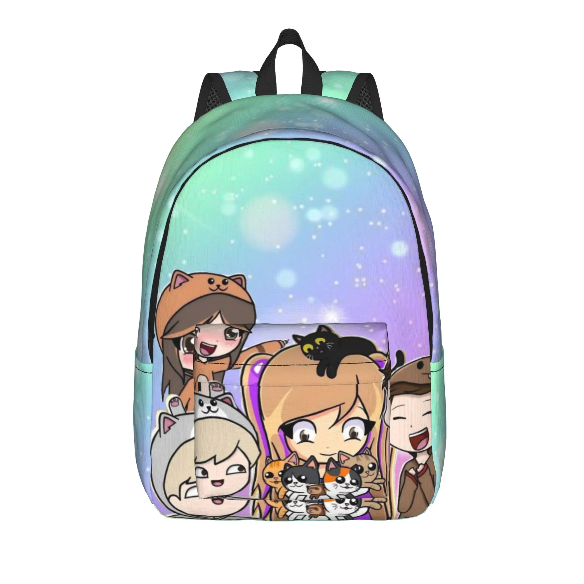 Lyna Vallejos Gamer Teenage Backpack Lightweight High School Business  Daypack for Men Women College Canvas Bags
