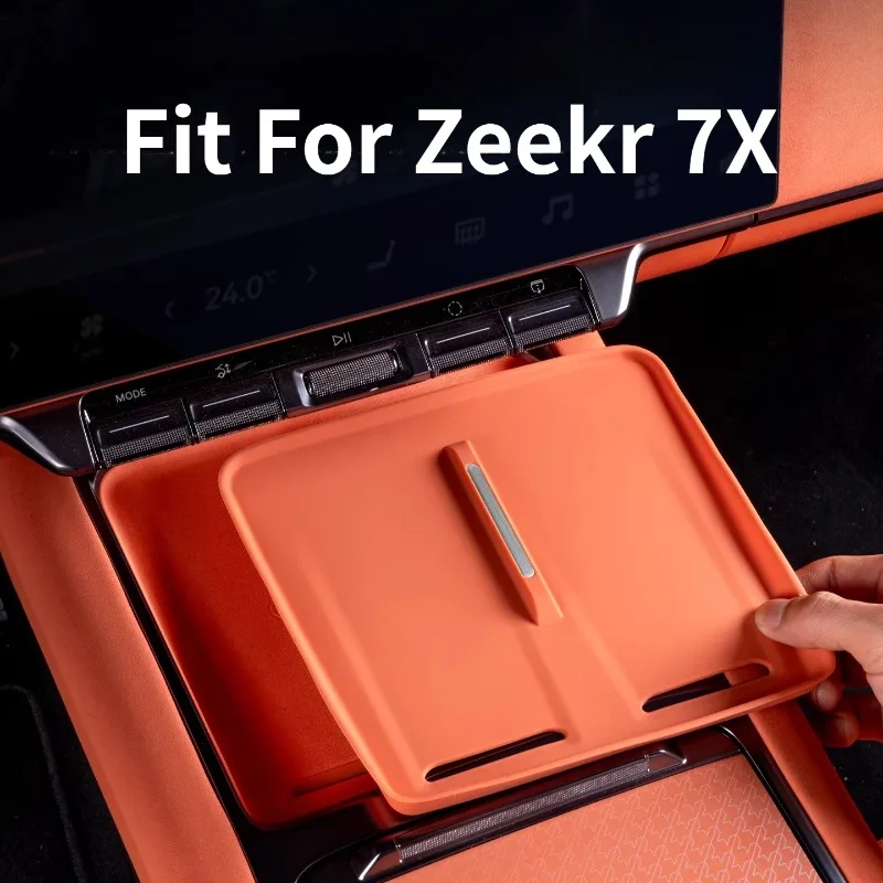 

Fit For Zeekr 7X 2026 Car Central Control Wireless Charging Silicone Mat Anti Slip Mat Interior