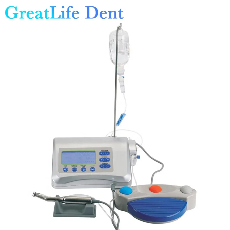 

GreatLife Dental Brushless Drill Motor Implant Dental Implant Motor Implant System with 20:1 Reduction Contra Angle Handpiece