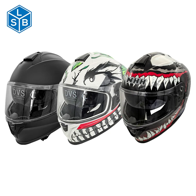 

Wholesale Four Seasons Universal Personality Abs Racing Full Face Modular Predator Motorcycle Helmet