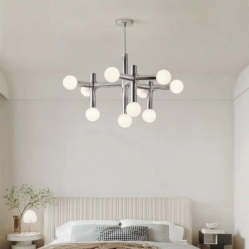 Nuclear Atom Chandelier Modern Boho Magic Bean Lighting Luxury Living Room Ceiling Chandeliers Simple Light Fixture Indoor