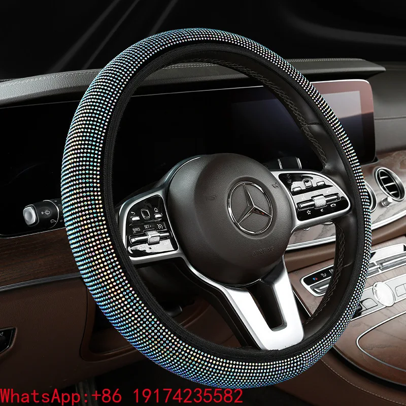 

Brand New Product Steering Wheel Cover Leather Luxury Steering Wheel Cover