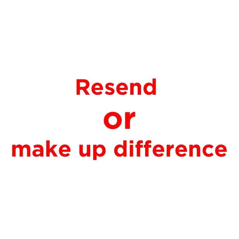 

Dedicated webpage for reissue/make up the difference/make up the postage