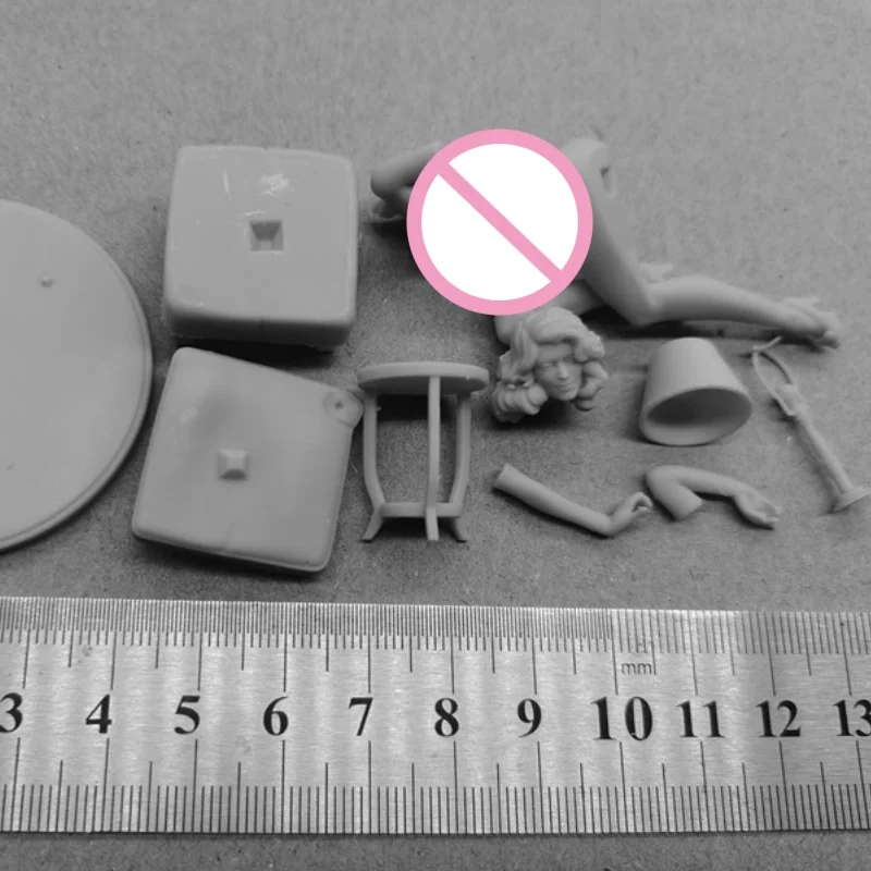 Agente eva 1/24 escala resina figura modelo kit fundição minis figura desmontado e sem pintura hobby diorama brinquedos