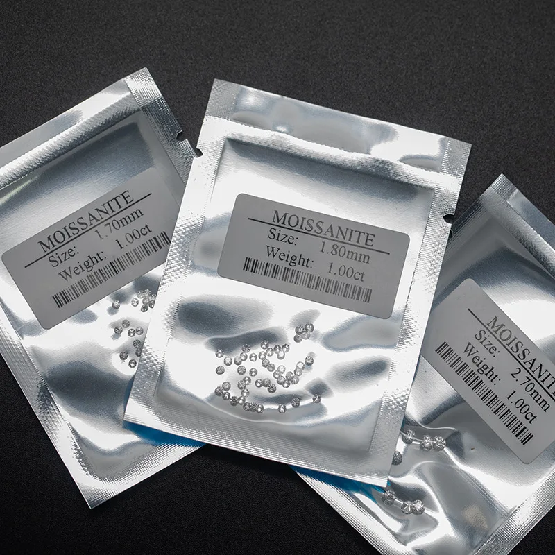 

1ct/Lot 1.6-2.9mm Small Size Moissanite Round D White VVS1 For watch inlays