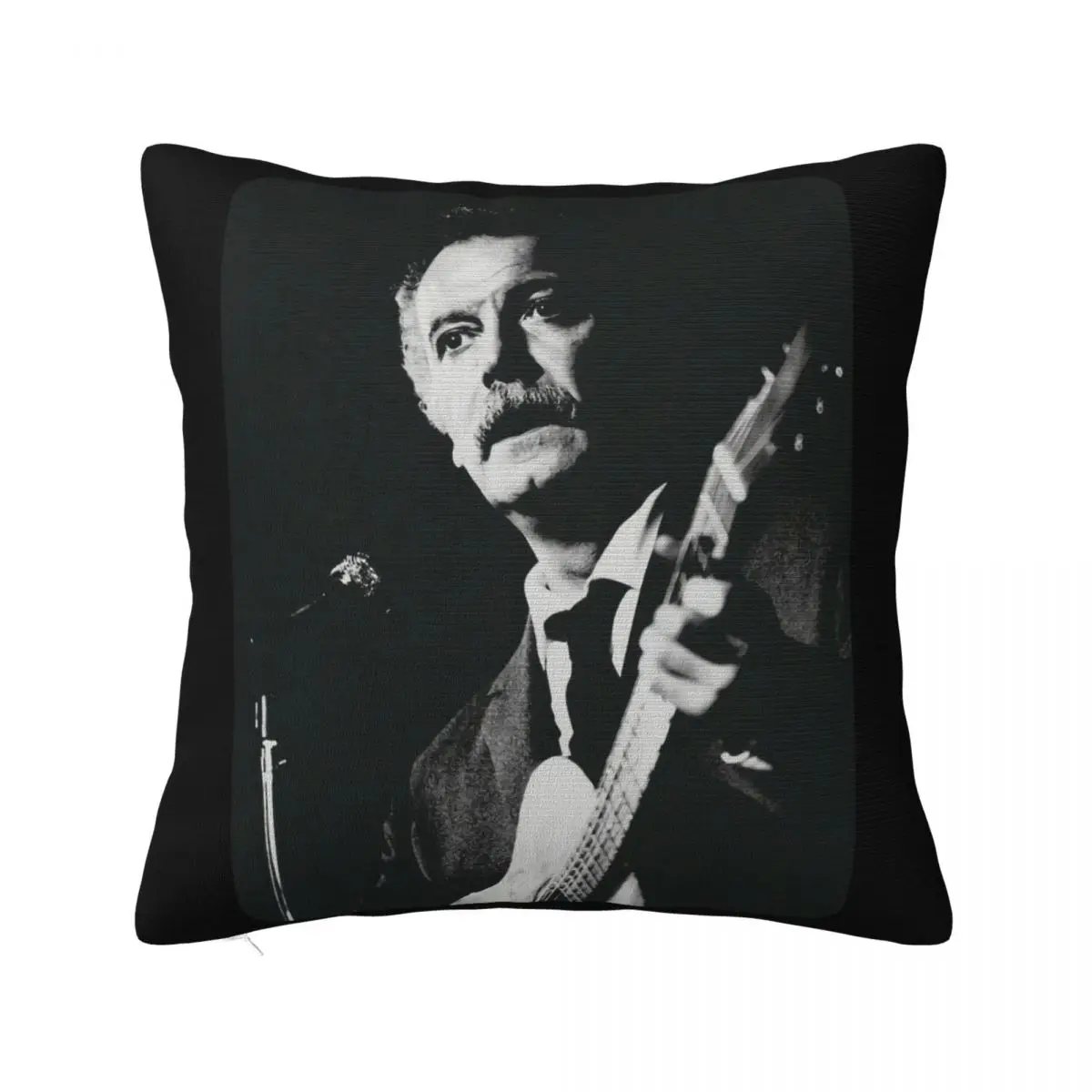 Georges Brassens Breathing Valve Chanteur Francais Cotton Black Size S To 5Xl Guitare Wome Pillow Case