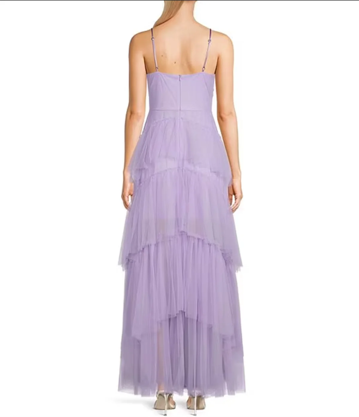 Purple Suspender Ball Dress Sweetheart V-Neck Sleeveless Cake Tutu Tulle Formal Occasion Party Fresh Custom فساتين مناسبة رسمية