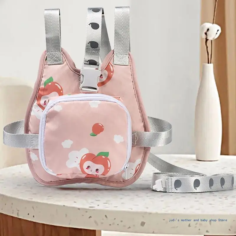 Upgrades Babyteugels Loopharnas met verstelbare riem Veilig en beveiligd baby-looptuig Comfortabel voor peuters