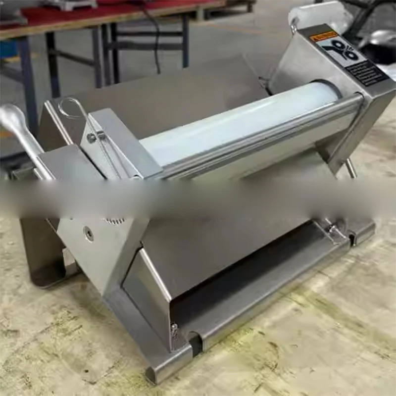 Pizza Dough Shaping Machine Flatbread & Croissant Dough Maker 3-12 Inch Dough Press Benchtop Sheeter Commercial Use