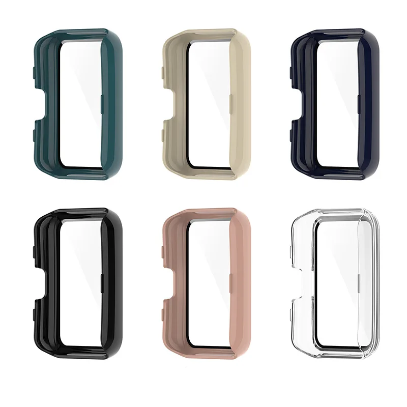 Tempered Glass PC Case for Huawei Watch Fit 4/4 Pro Bumper Screen Protector for Huawei watch Fit3 Fit2