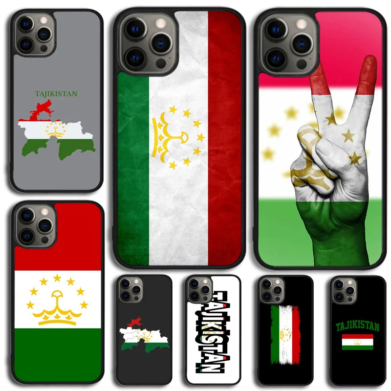 Tajikistan Flag Case For iPhone 11 12 13 14 15 16 Pro Max Cover For iPhone 13 12 Mini XR X XS Max Plus 2020