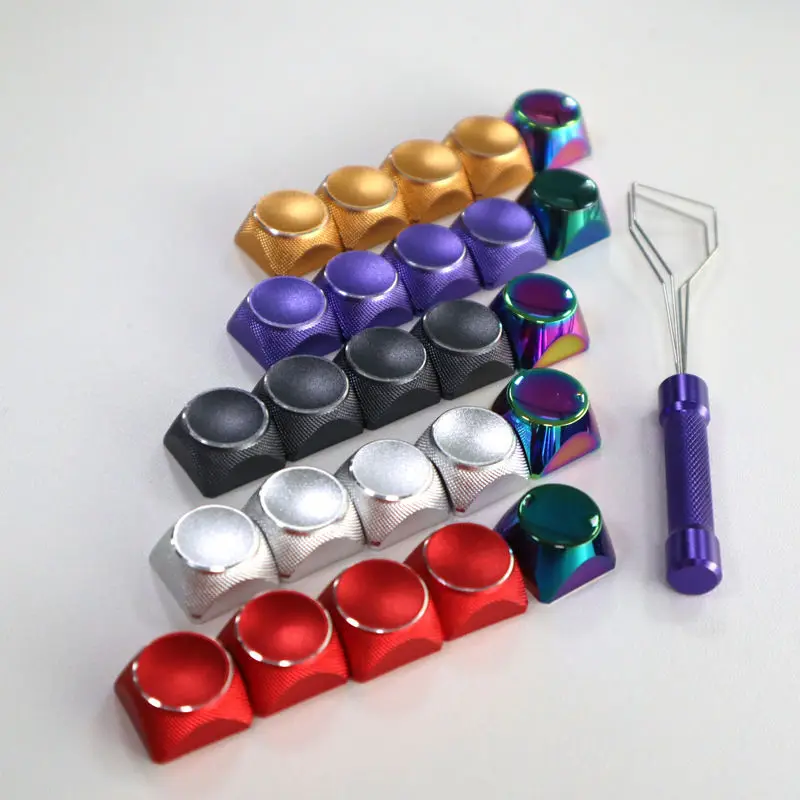 Keycaps Logam Keyboard Mekanis yang Dipersonalisasi Keycaps Warna Keycaps ESC Logam Dilapisi