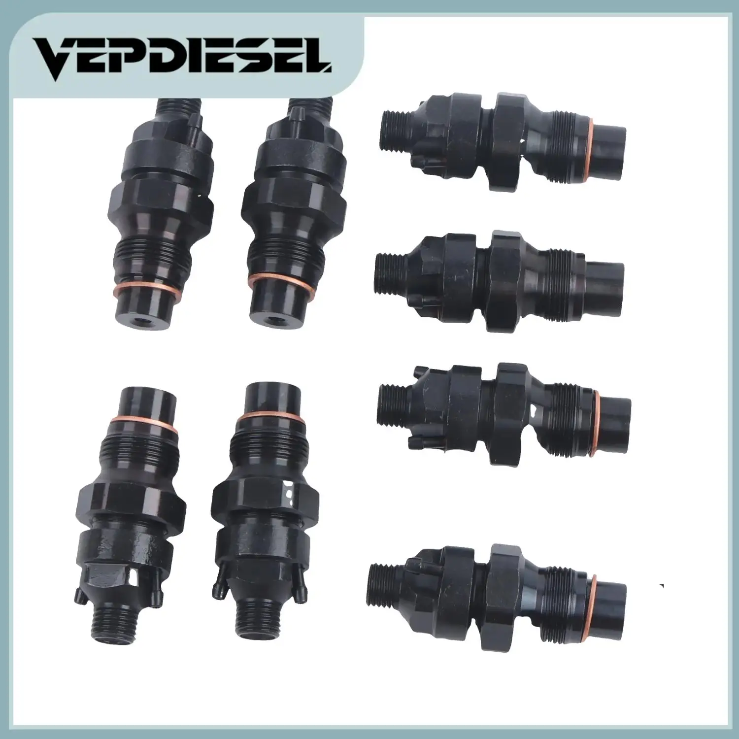 

8 шт. форсунка дизельного топлива 0432217275 0432217255 для GM Chevy 6.2L 6.5L Turbo NON Turbo 1989-2001 гг., запасная часть двигателя автомобиля