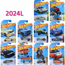 Genuine Hot Wheels Car 1/64 Ford Mustang Toyota Bmw Volkswagen Bus Lotus Racing Motorcycle Firebird Boys Toys Pickup Auto Model