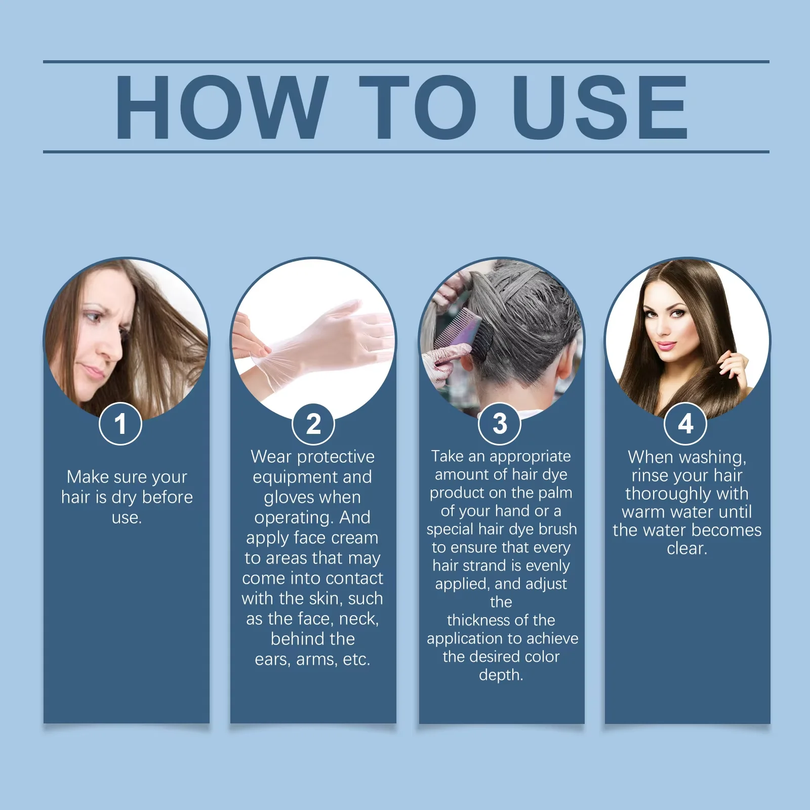 

Шампунь для окрашивания волос с протеином икры, долговечный, черный, коричневый, восстанавливающий, питательный, для седых волос, для перманентной окраски волос, 500 мл