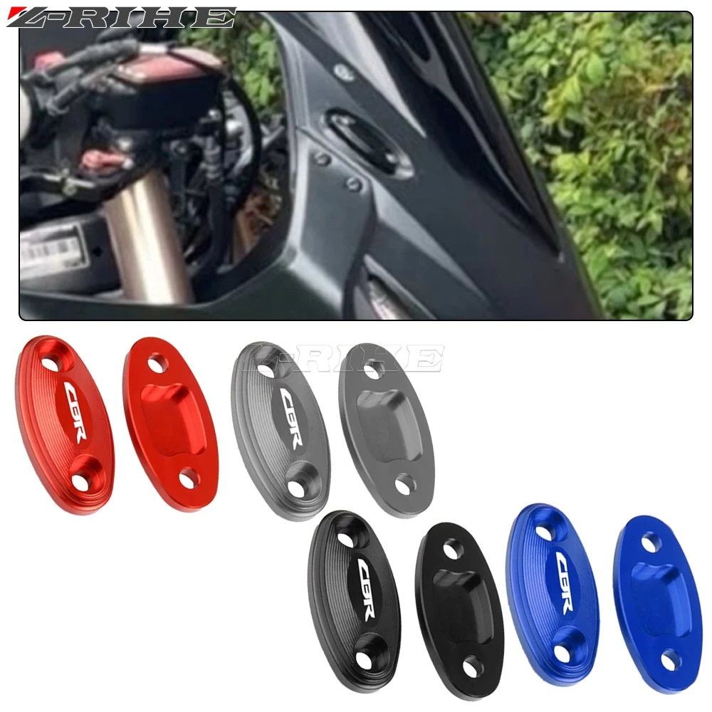Für Honda CBR650R CBR650F CBR300R CBR250R CBR500R 2005-2026 Motorrad Rückspiegel-Abdeckplatten Dekorative Abdeckungen