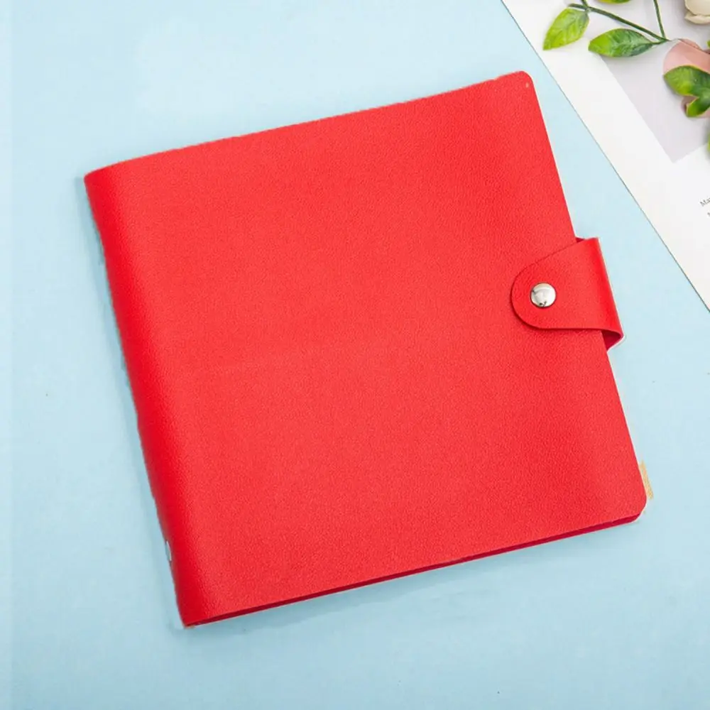 PU Leather Money Savings Binder Portable Refillable Envelop Savings Challenges Book Waterproof Handbook Savings Notebook