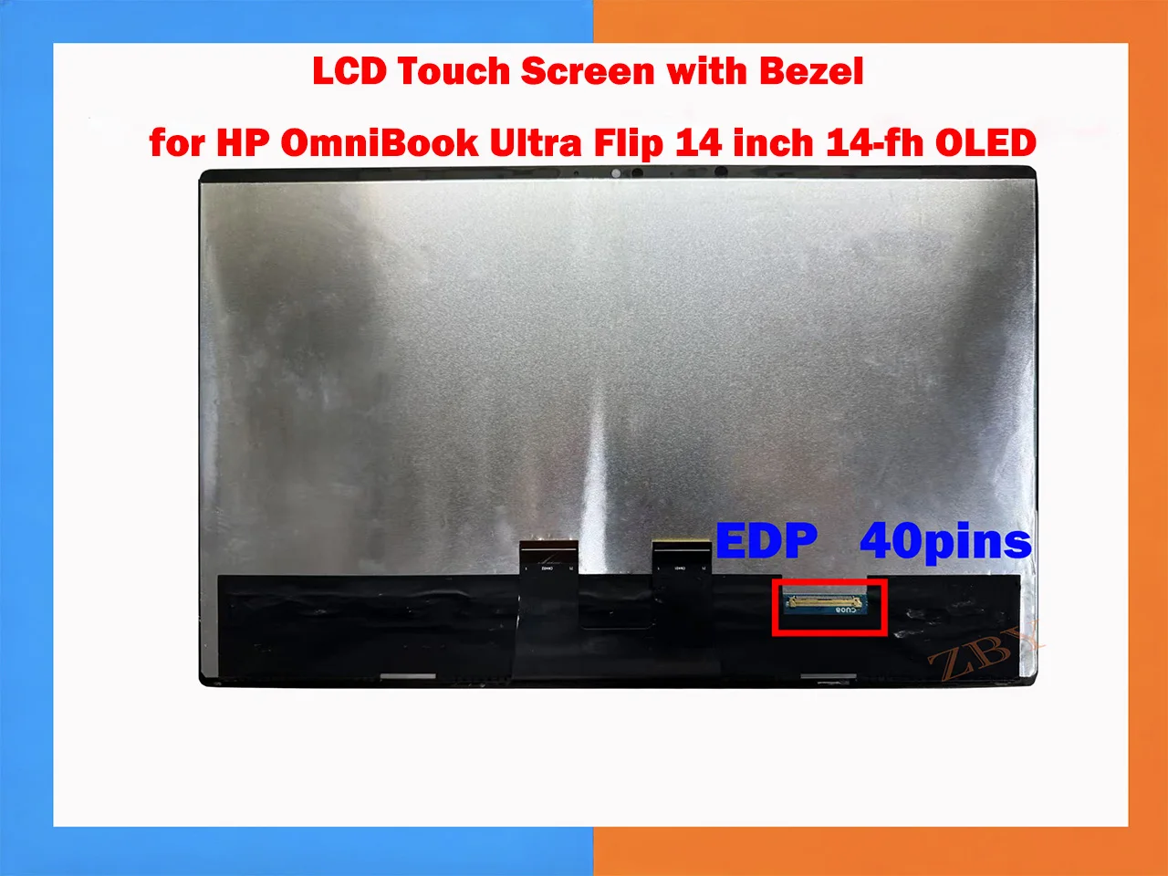 For LCD Screen with Bezel (Touch/Non-Touch) for HP OmniBook Ultra Flip 14