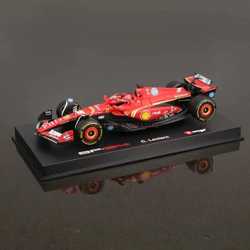 Original Bburago F1 1:43 Ferrari SF-24 Legierung Miniatur Druckguss Modell Formel 1 Racing Legierung Luxus Fahrzeug Spielzeug F1 Auto Kinder Geschenke