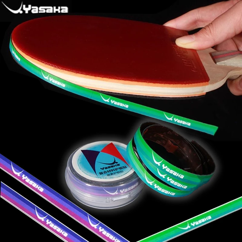 

Yasaka углеродное волокно лента для краев настольного тенниса самоклеящаяся защита ракетки для пинг-понга защита лезвия бампер полоса для защиты