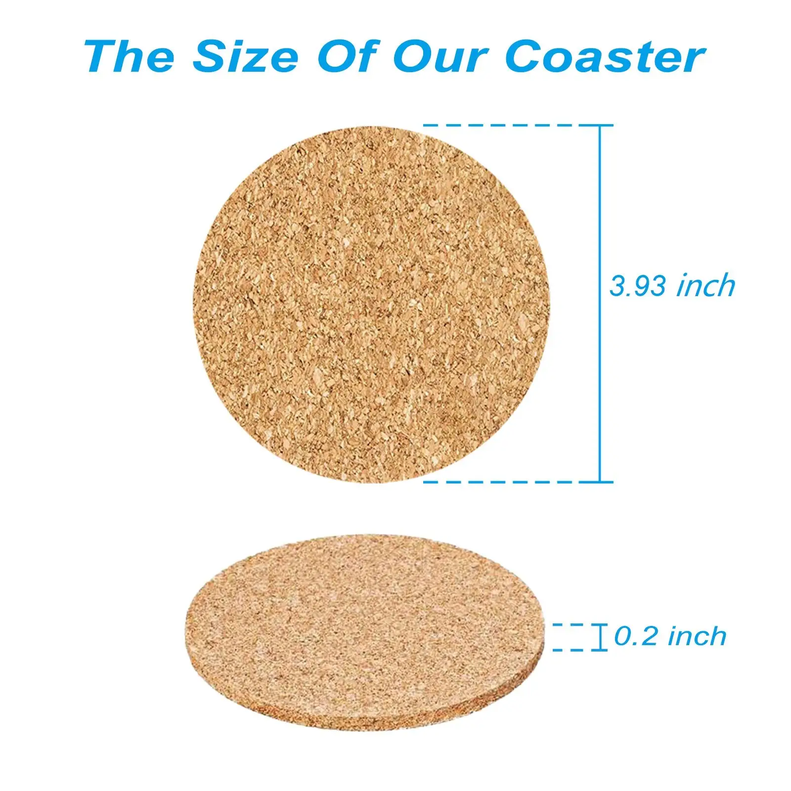12 Pcs Cork ers, Reuse Cork er for Drink, Blank er for Craft