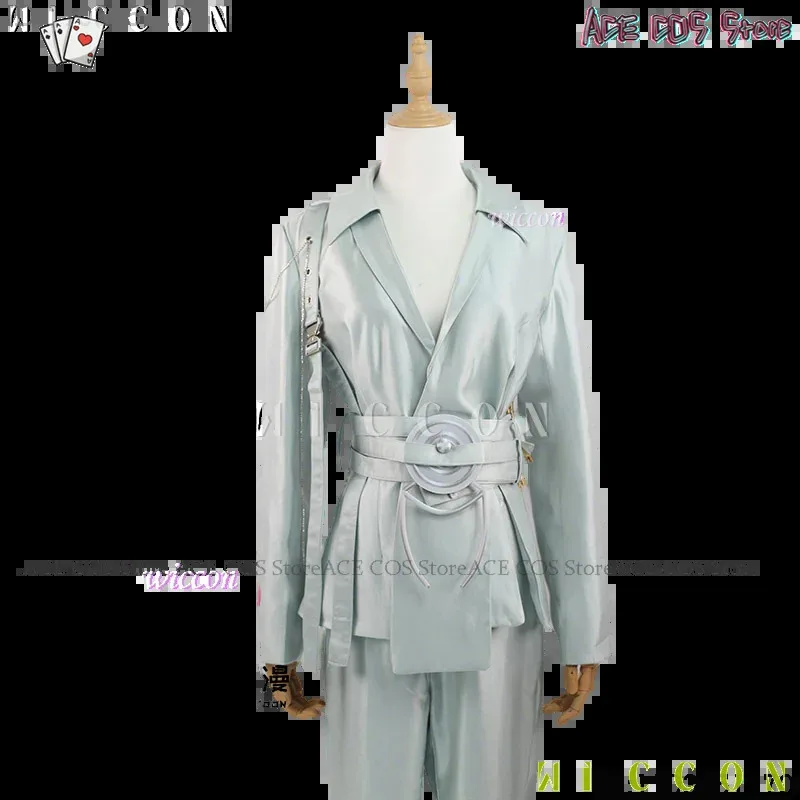 New Alien Stage R7 Blink Gone Luka cosplay de mujer Anime Costume Mens Suits Light Green Wig Party Clothing Singing Uniform 2025