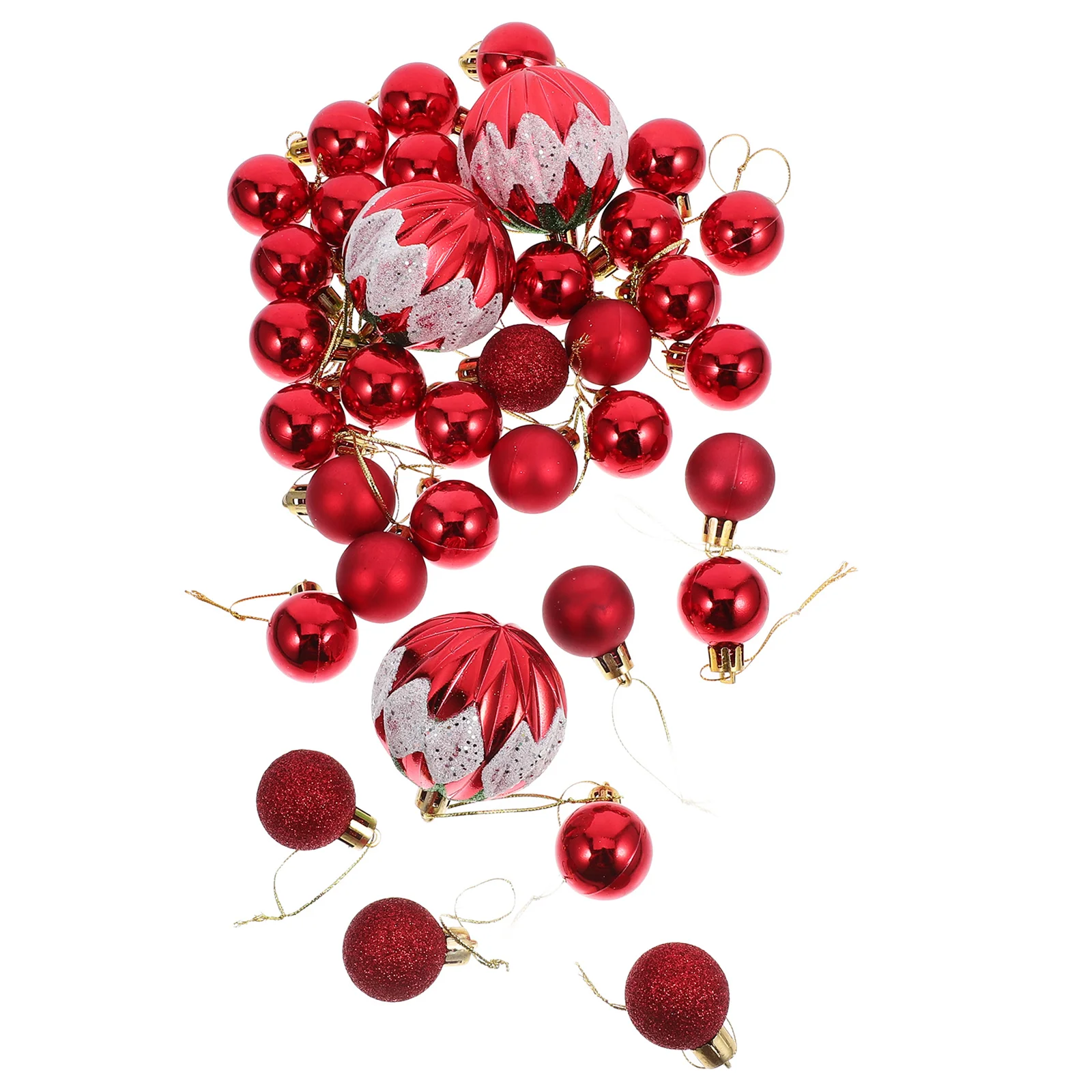 

35 Pcs Wall Hanging Decor Party Decoration Holiday Balls Tree Ornaments Decorations