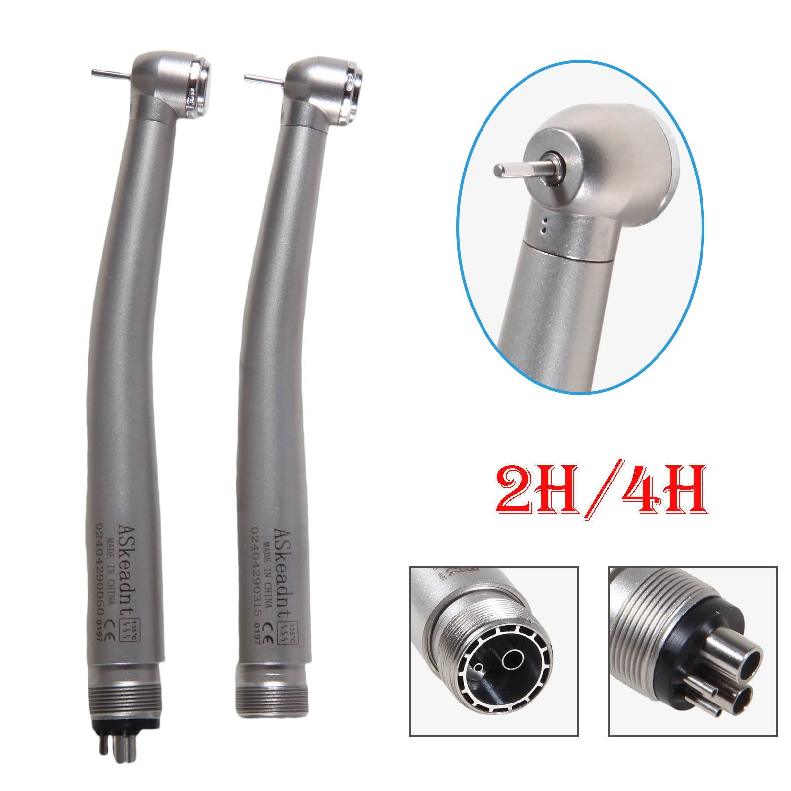 

Promotion price! Dental NSK Pana-Max Style High-Speed Handpiece Single Water Spray Air Turbine 2/4 Holes Push Button Askeadent