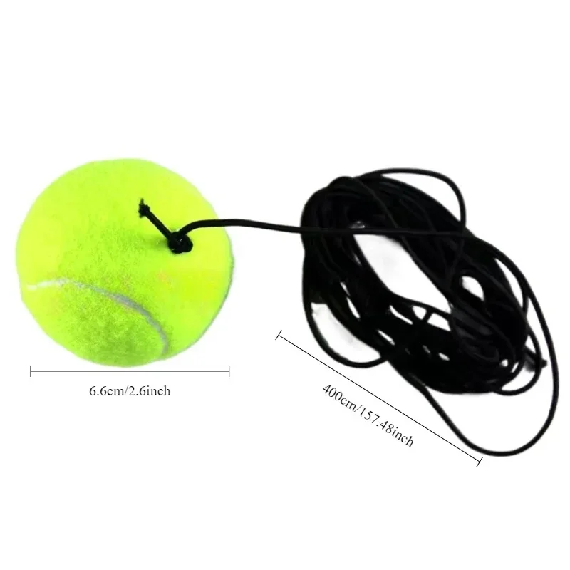 1PC Professional Tennis Balls With Elastic String Bounce Ball Rebound Practice Beach Ball Beginner For Training Ball Accessories