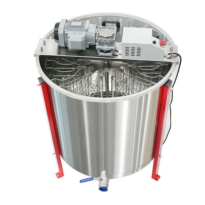 Extractor with Core Motor Component Farm Applicable Honey SeparatorNew 8 12 24-Frame Stainless Steel Beekeeping Electric Honey