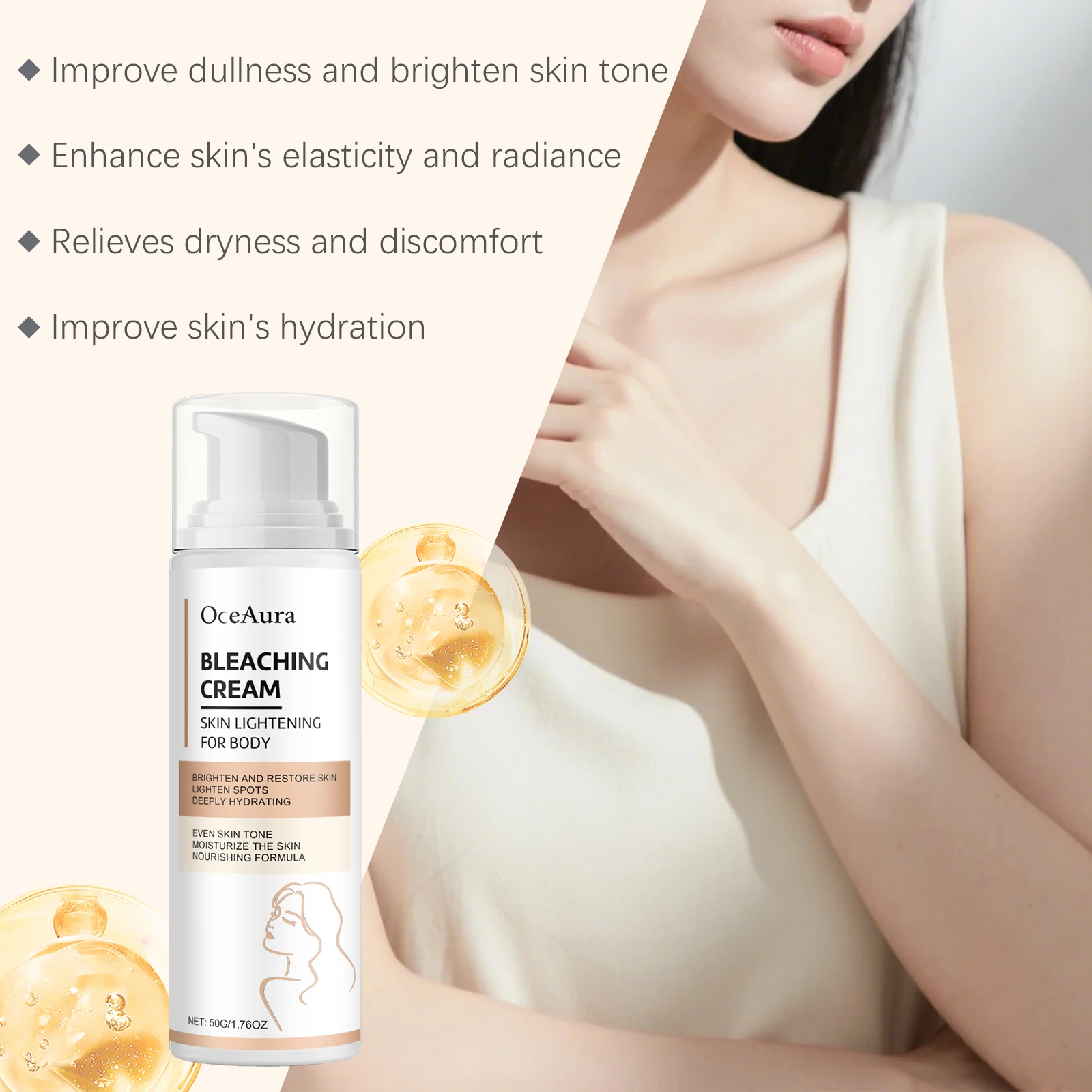 Moisturizing Body Lotion Reduce Pigmentation Regulate Melanin Anti Drying Peeling Nourishing Brightening Skin Regeneration Cream