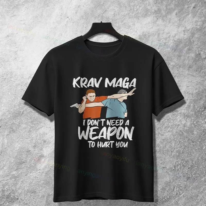 Camiseta gráfica divertida de los hematomas de Krav Maga son recuerdos para hombre y mujer, camiseta informal de manga corta de algodón puro, estilo informal