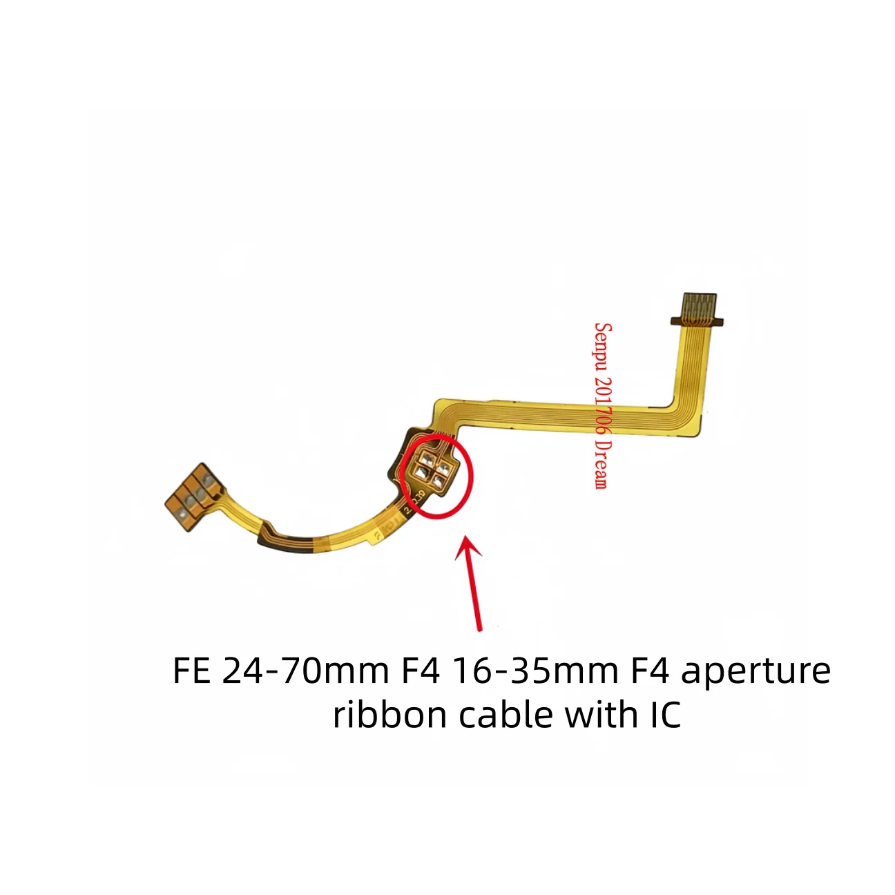 

For Sony FE 24-70mm F4 ZA OSS SEL2470Z FE 16-35mm F4 ZA OSS SEL1635Z Lens Aperture Flex Ribbon Cable With Sensor IC FPC Connecti