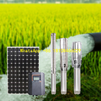 Deep Well Water Pump Kit Solar Irrigation System for Agriculture Solar Power Submersible Borehole