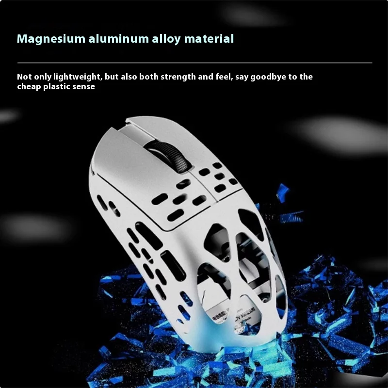 

Ajazz Am3 Pro Lightweight Wireless Gaming Mouse Magnesium Alloy Tri-Mode Low Latency Mouse For E-Sports Surprise Gift Paw3950