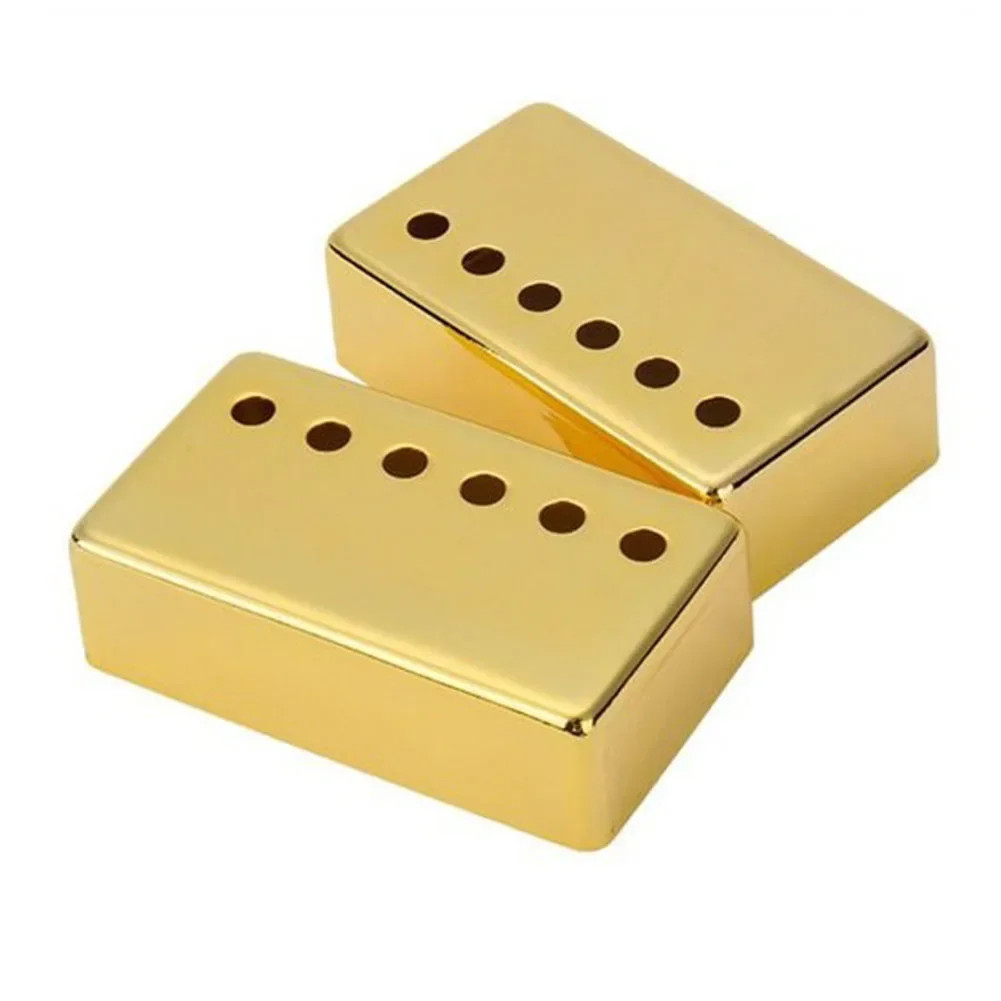 Pickup Cover Metal Humbucker Pickup Cover Set for LP Electric Guitar Fits 50mm and 52mm Pole Spacing 2pcs Included