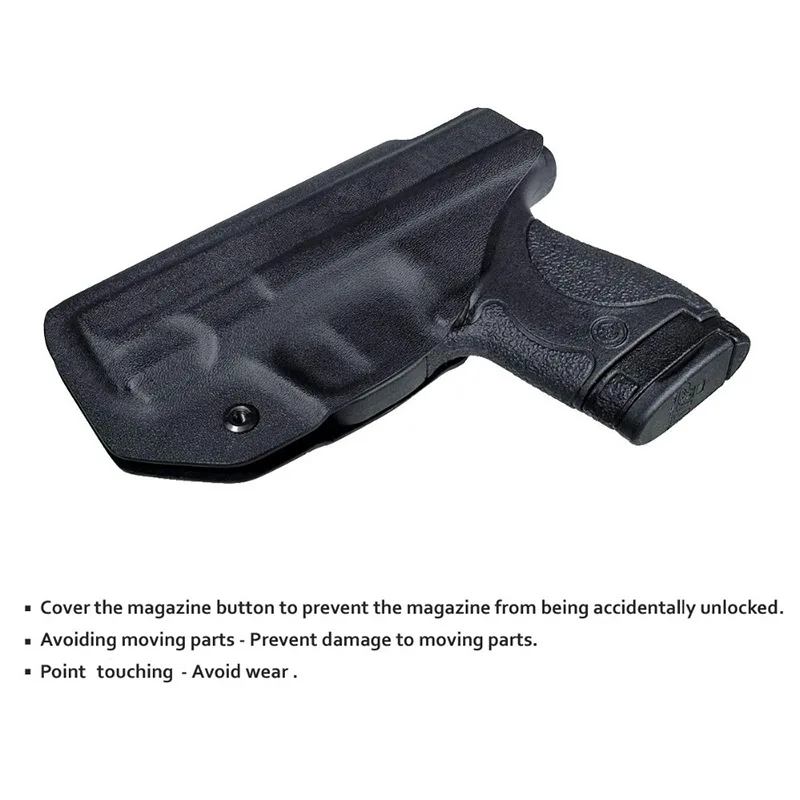 IWB KYDEX Holster for Smith & Wesson M&P Shield 2.0 9mm .40 S&W Pistols Holster Right Hand Tactical IWB Concealment Holster Case