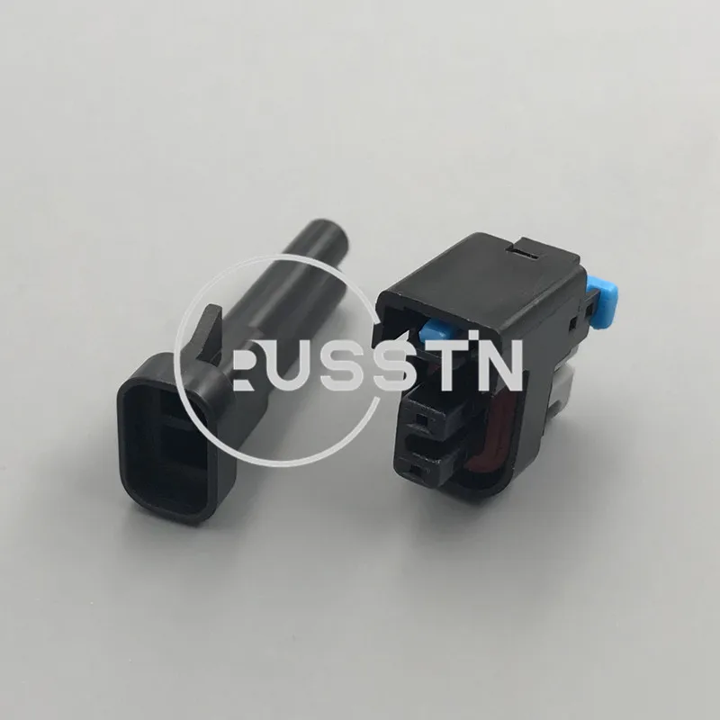 

1 Set 2 Hole Automotive EV6 Injector Socket AC Assembly Waterproof Auto Connector For Car Cable Harness 15326181 15411633